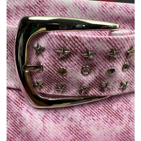 White Fox Mikaela Testa Promiscuous Mini Skirt Washed Pink Size Small NWT - Picture 7 of 12